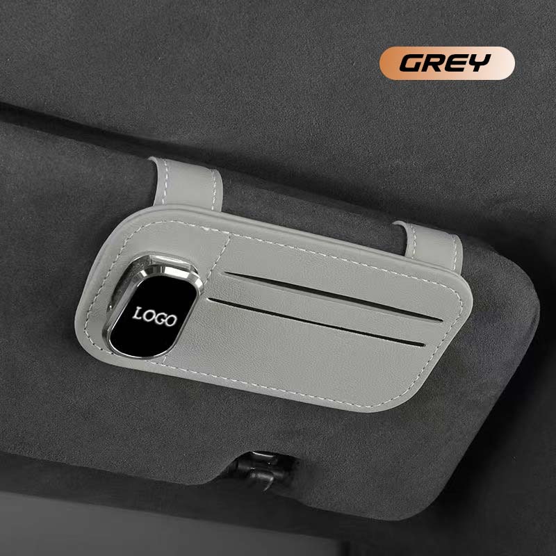 Leather Car Multifunctional Glasses Holder