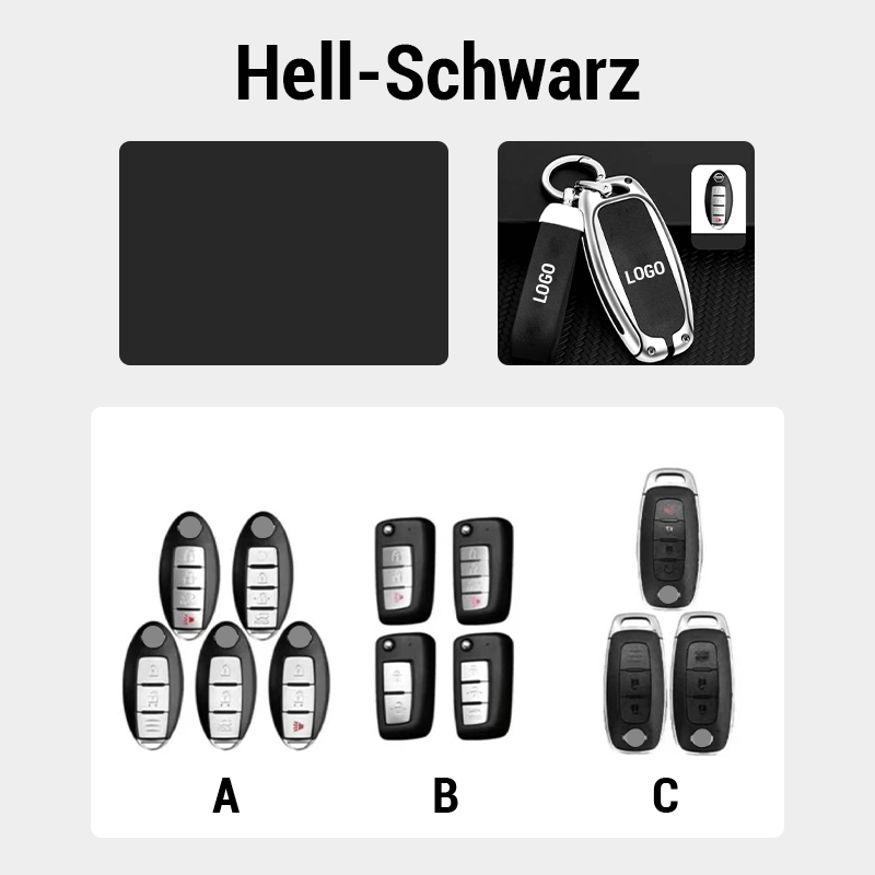 Suitable for Nissan leather keychain