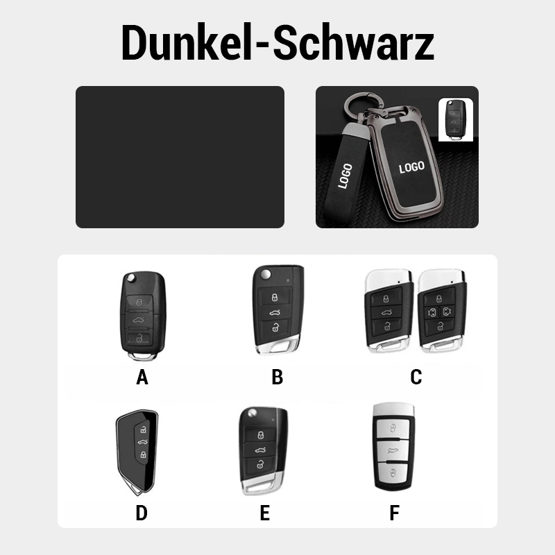 Suitable for Volkswagen leather keychain