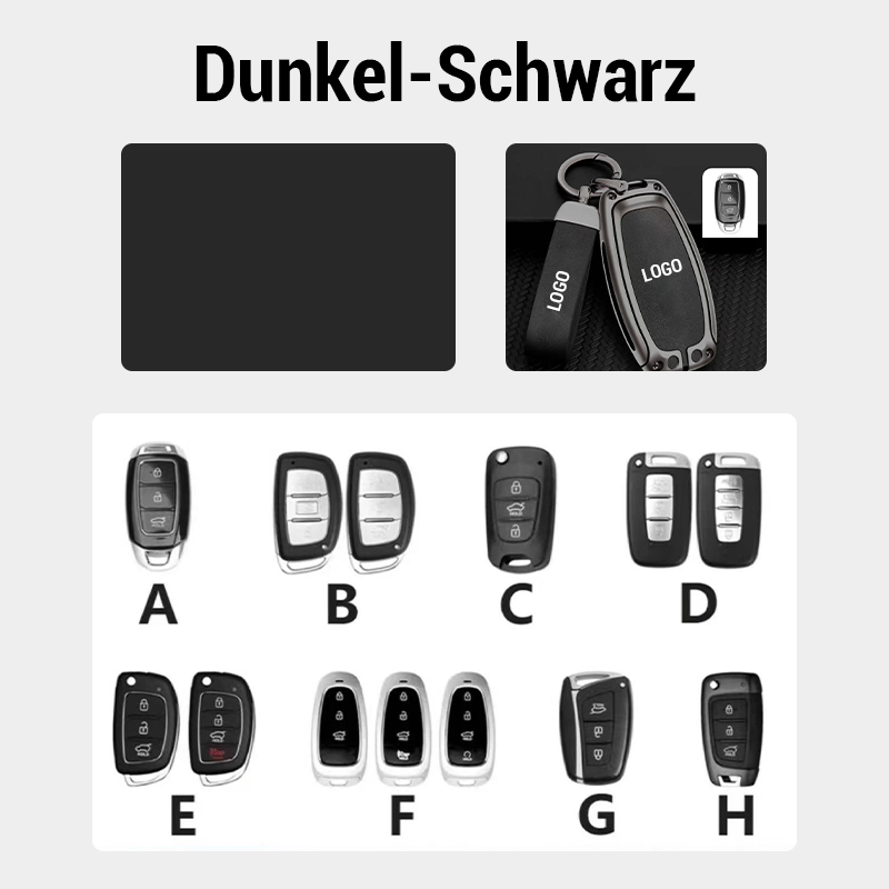 Suitable for Hyundai Leather Keychain