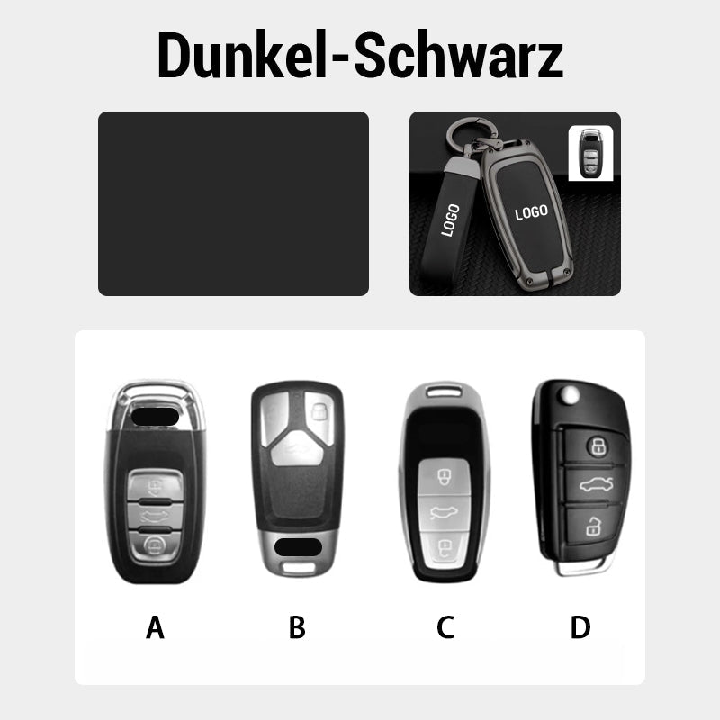 Suitable for Audi car leather keychain