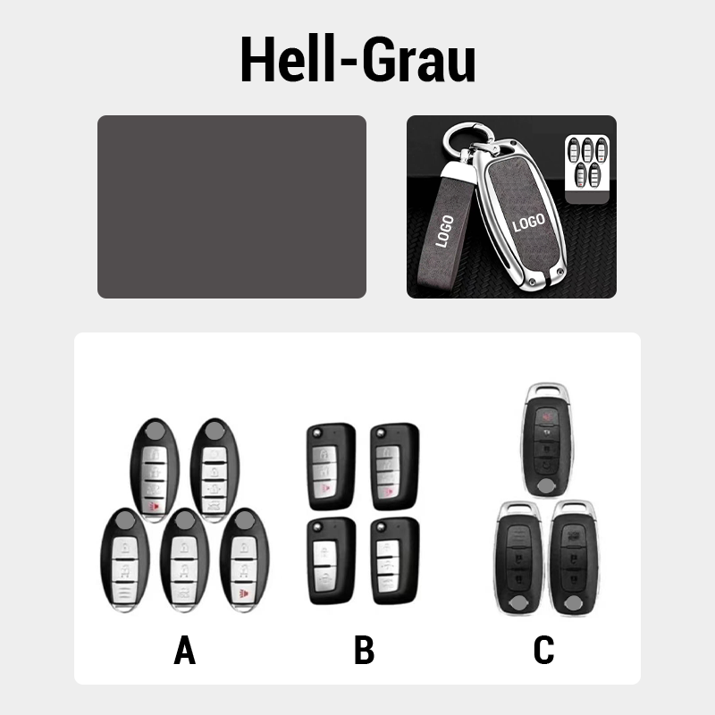 Suitable for Nissan leather keychain