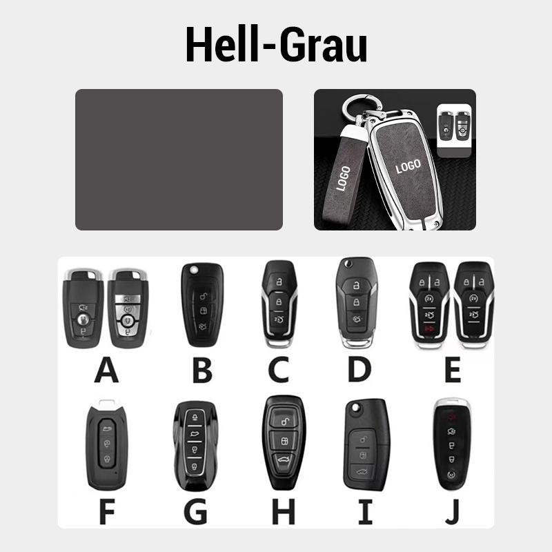 Suitable for Ford Leather Keychain