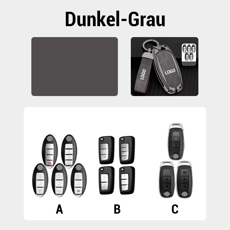 Suitable for Nissan leather keychain