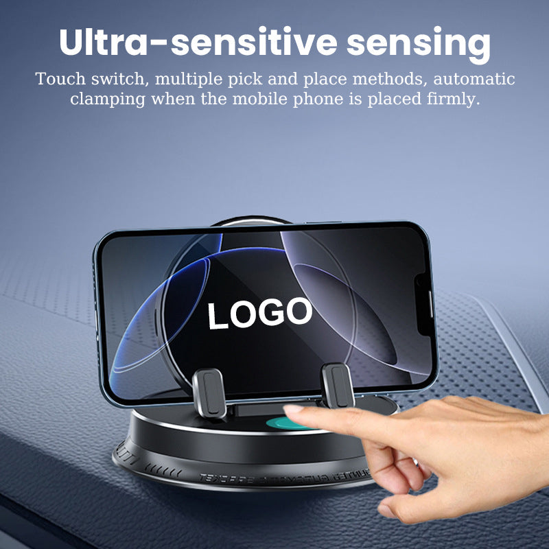 Multifunctional Electric Car Dashboard Mobile Phone Holder WIth Logo