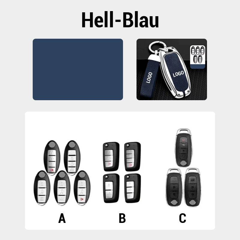 Suitable for Nissan leather keychain