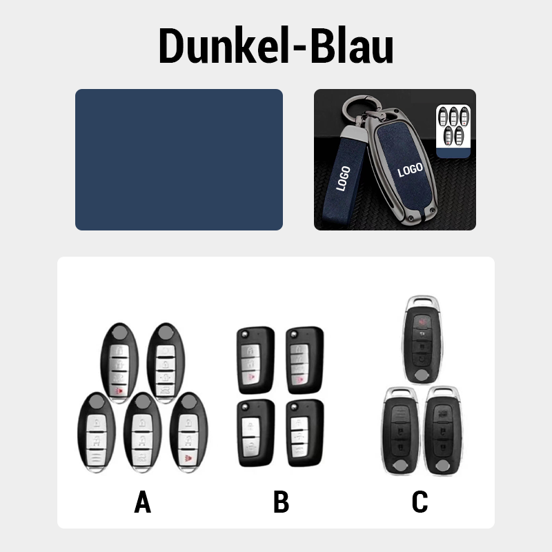Suitable for Nissan leather keychain