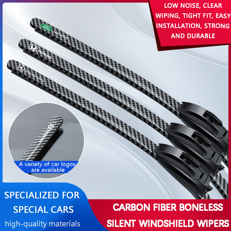 🌈 Quiet, Boneless Carbon Fiber Windshield Wipers