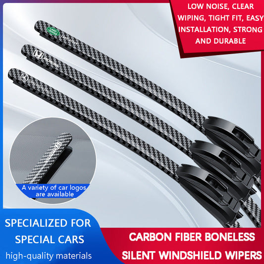 🌈 Quiet, Boneless Carbon Fiber Windshield Wipers