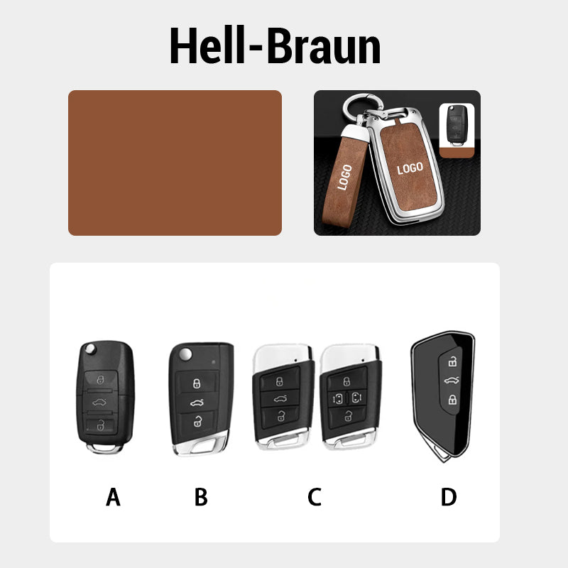 Suitable for Skoda leather keychain