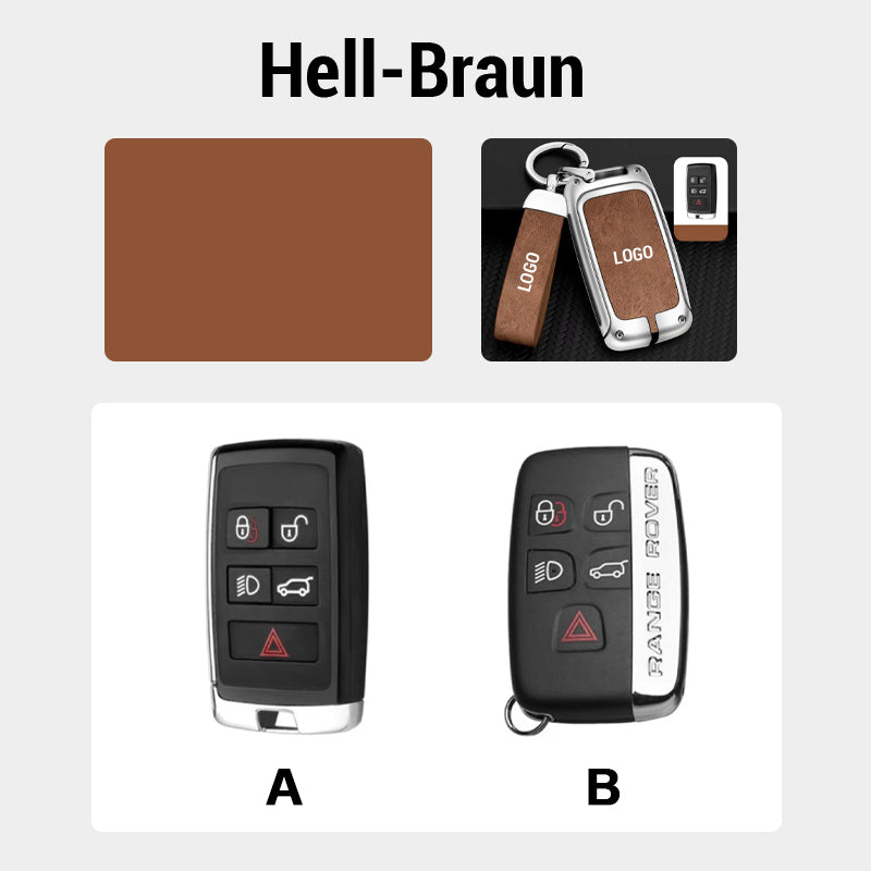 Suitable for Land Rover Leather Keychain