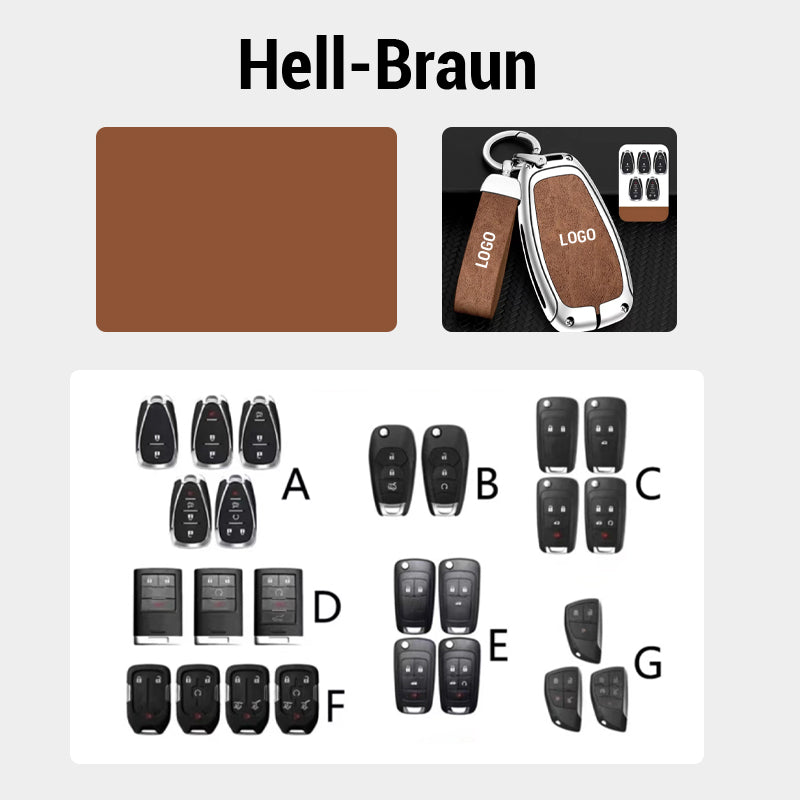 Suitable for Chevrolet leather keychain