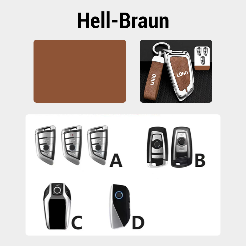 Suitable for BMW leather keychain