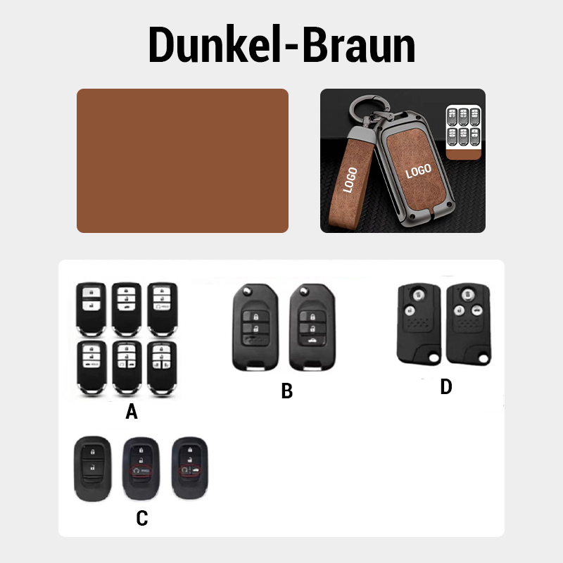 Suitable for Honda leather keychain