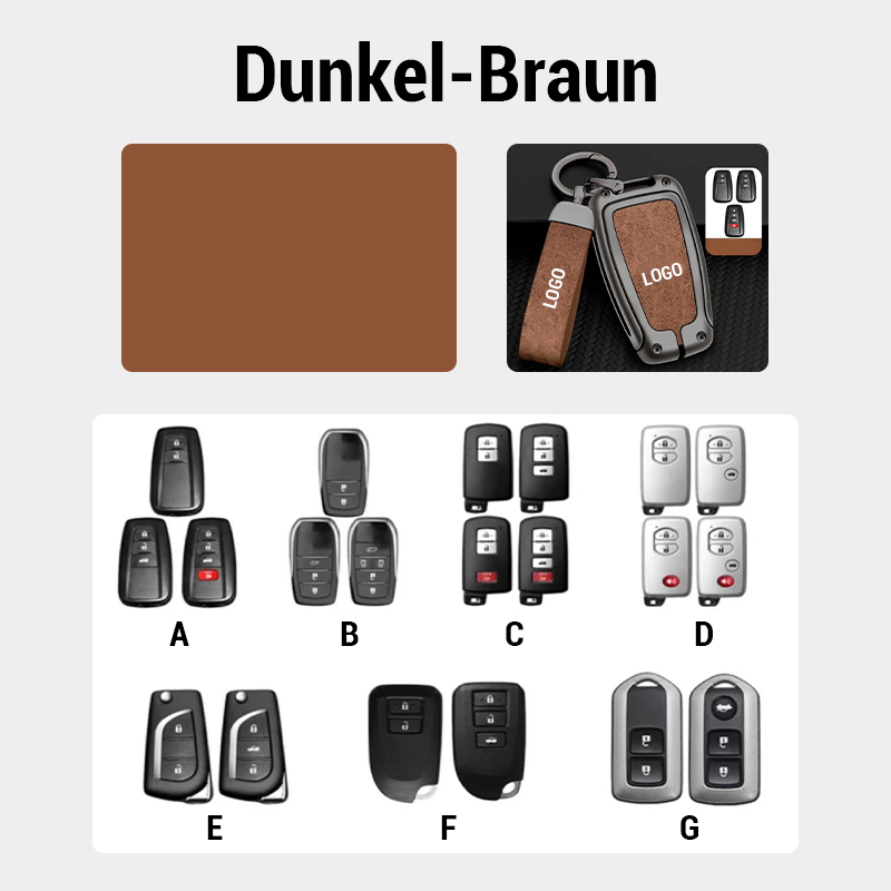 Suitable for Toyota leather keychain