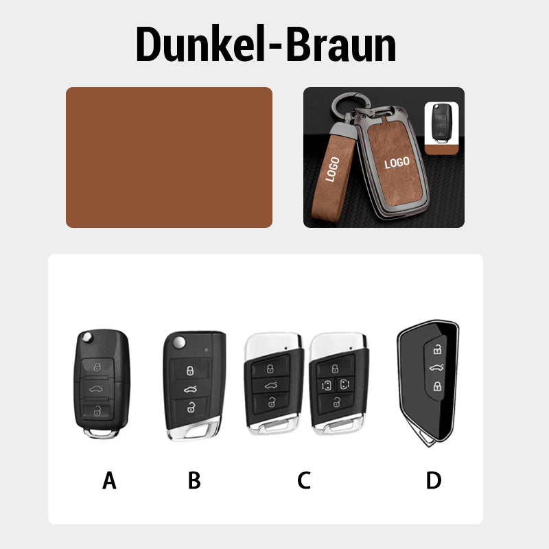 Suitable for Skoda leather keychain