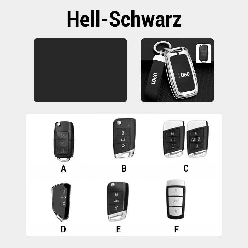 Suitable for Volkswagen leather keychain