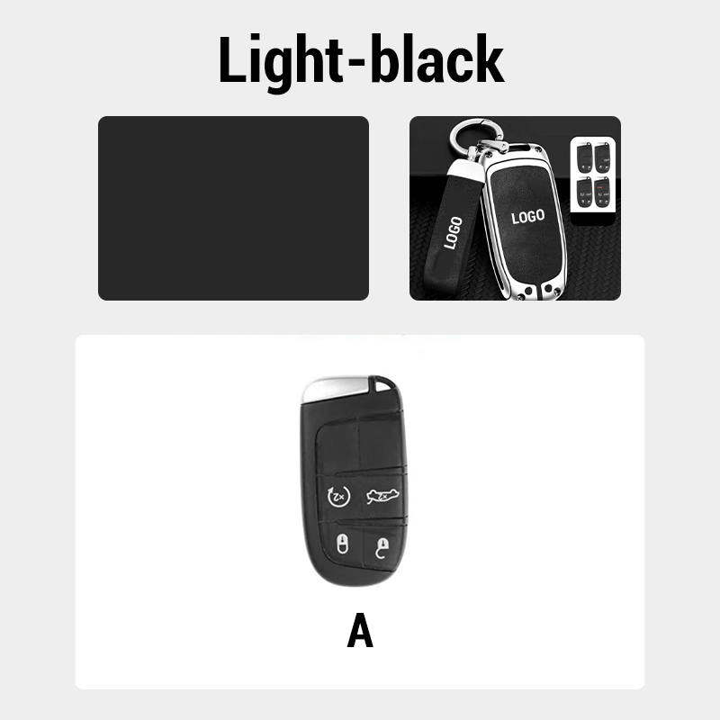 For Dodge Leather Keychain