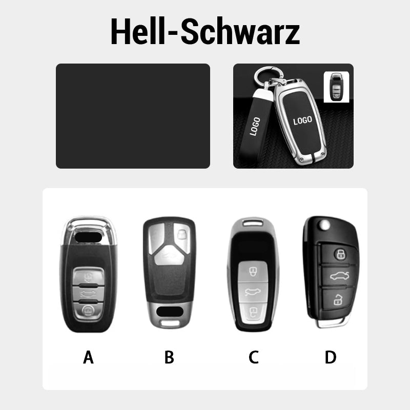 Suitable for Audi car leather keychain