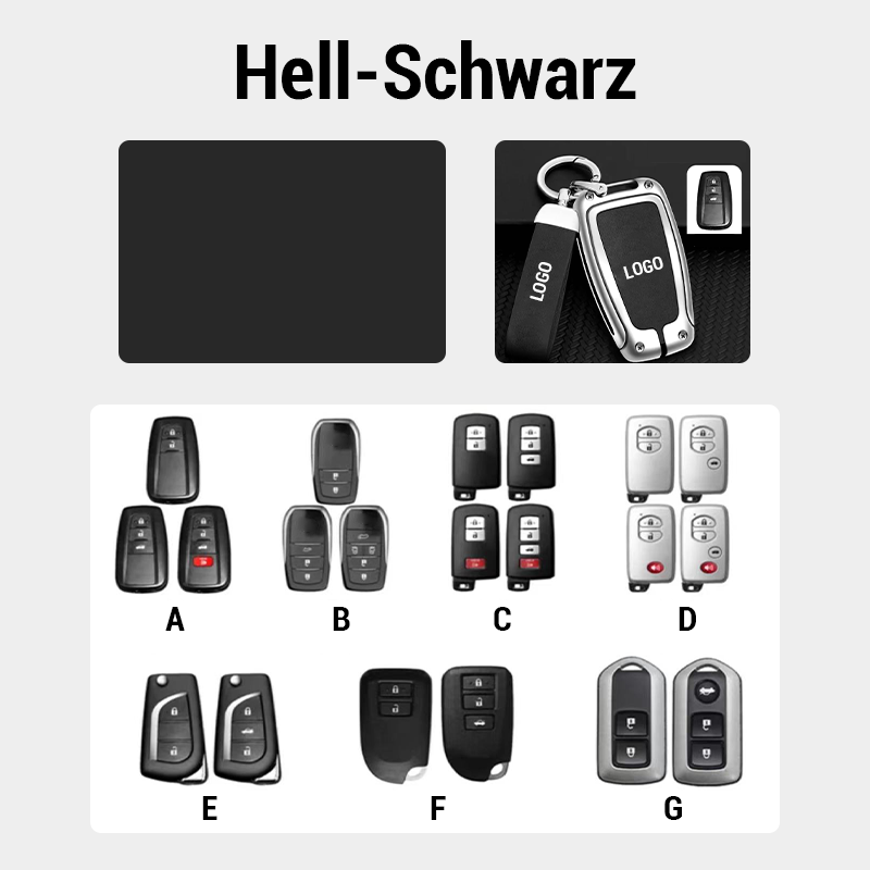 Suitable for Toyota leather keychain