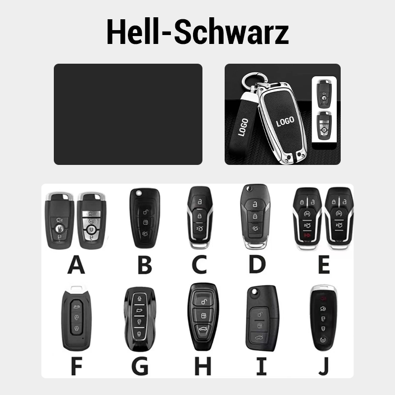 Suitable for Ford Leather Keychain