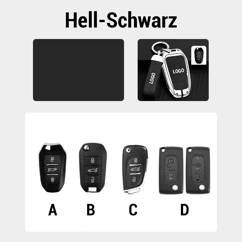 Suitable for Citroen leather keychain