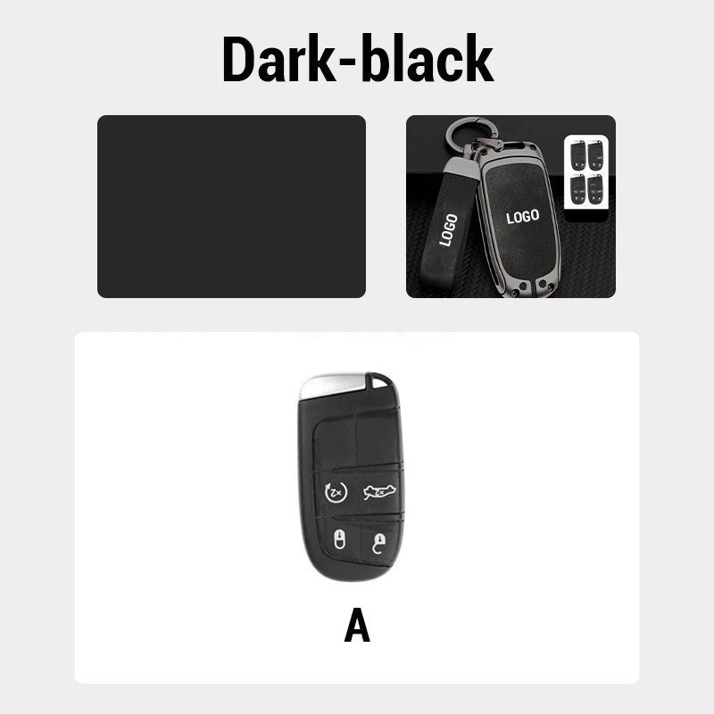 For Dodge Leather Keychain