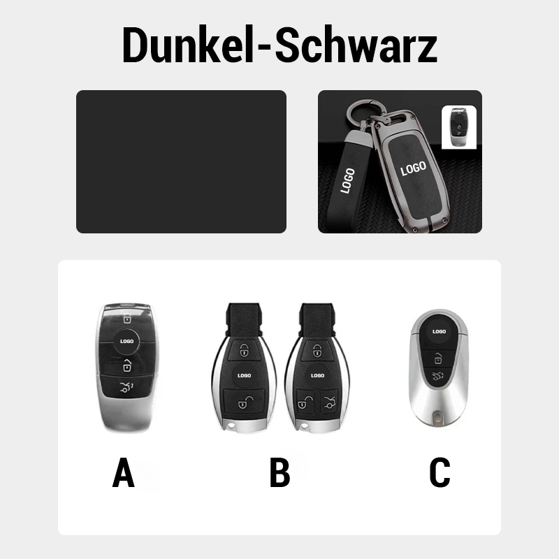 Suitable for Mercedes-Benz car leather keychain