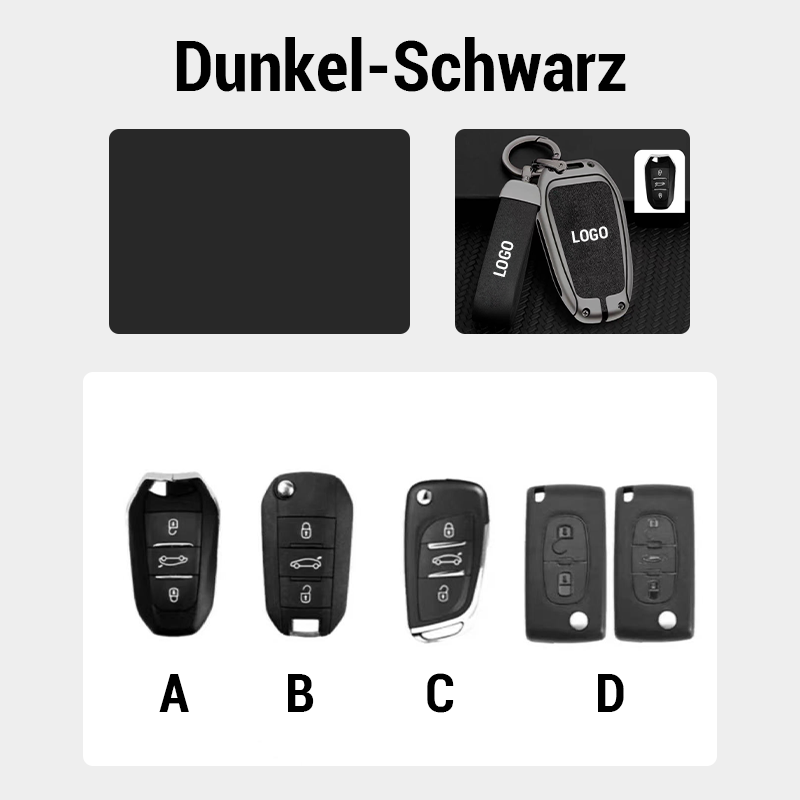 Suitable for Peugeot leather keychain