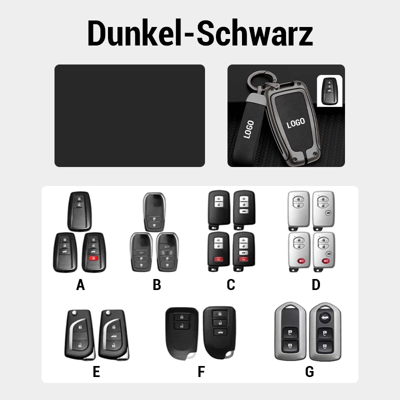 Suitable for Toyota leather keychain