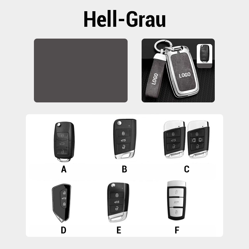 Suitable for Volkswagen leather keychain