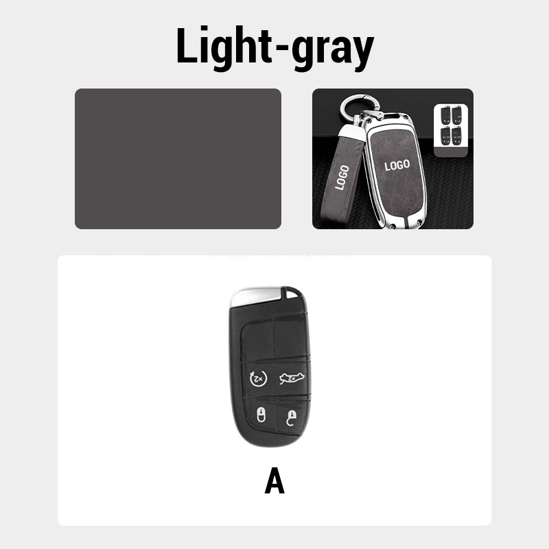 For Dodge Leather Keychain