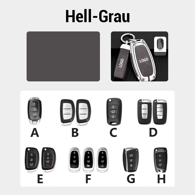 Suitable for Hyundai Leather Keychain