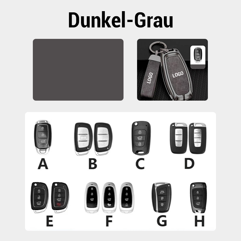 Suitable for Hyundai Leather Keychain