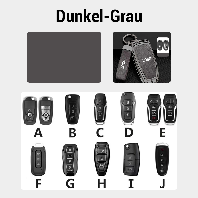 Suitable for Ford Leather Keychain