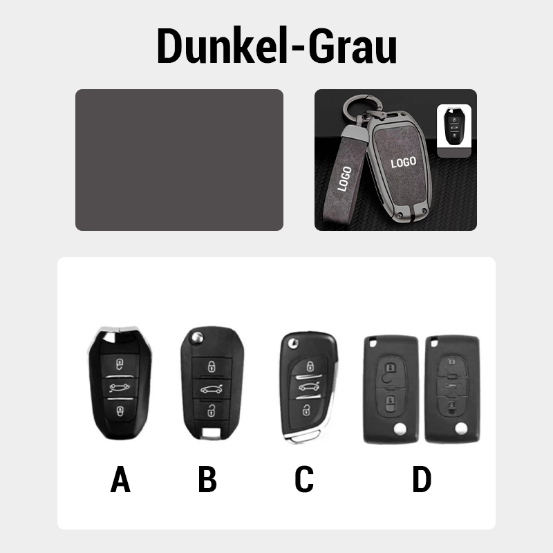 Suitable for Peugeot leather keychain