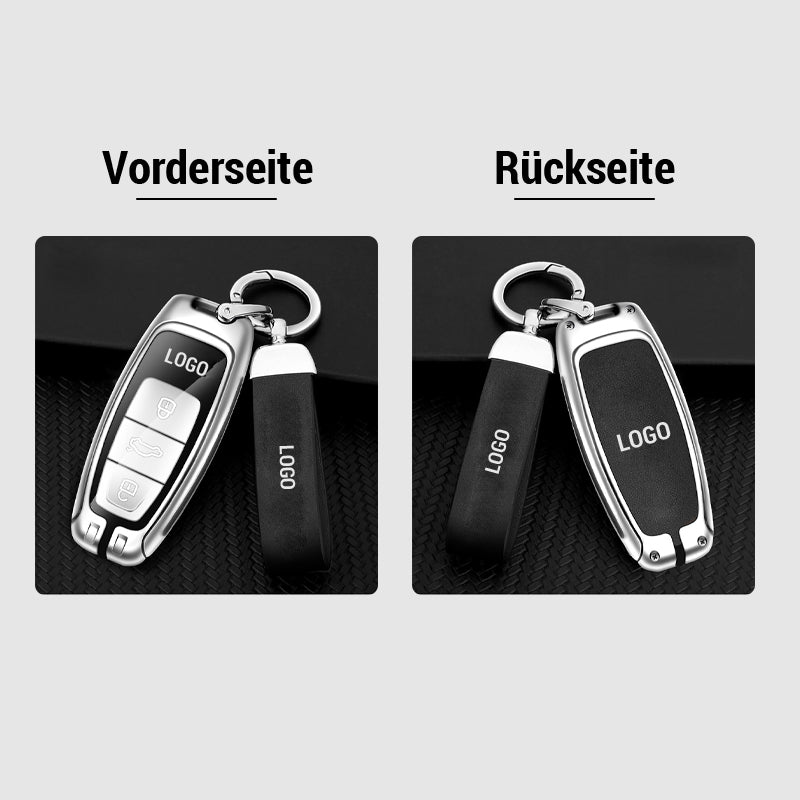Suitable for Audi car leather keychain