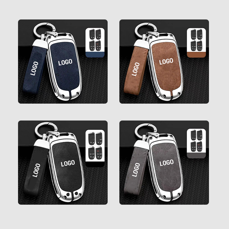 For Dodge Leather Keychain