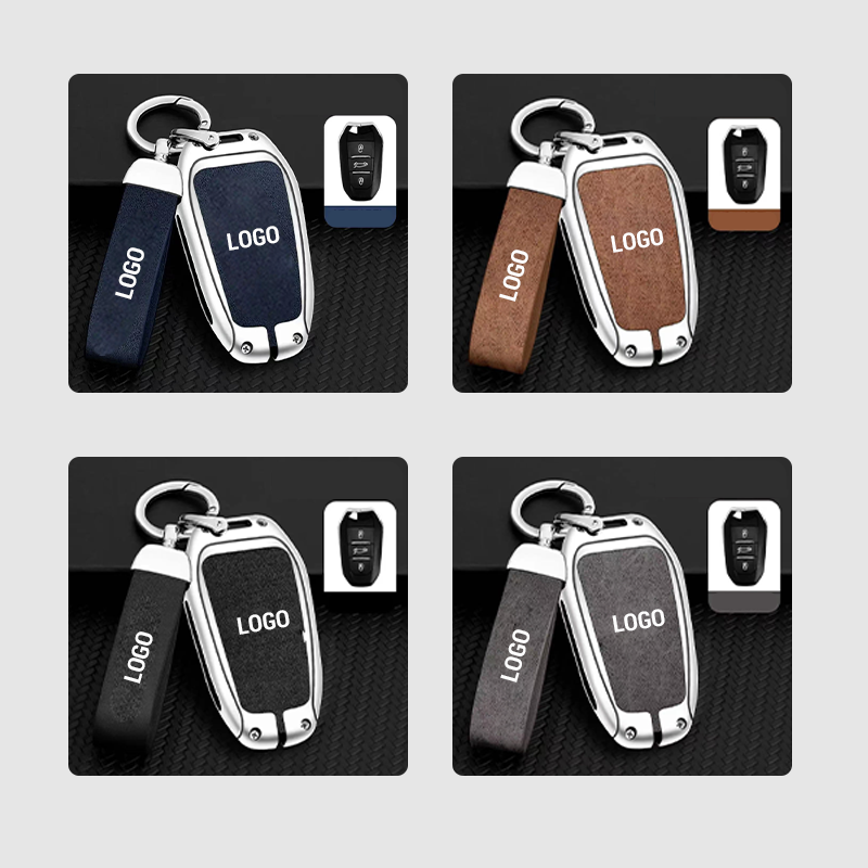 For Cadillac Leather Keychain
