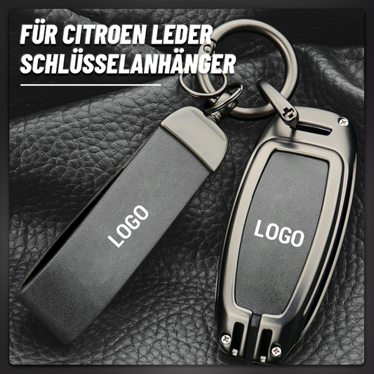 Suitable for Citroen leather keychain