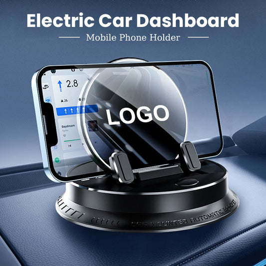 Multifunctional Electric Car Dashboard Mobile Phone Holder WIth Logo