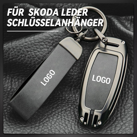 Suitable for Skoda leather keychain