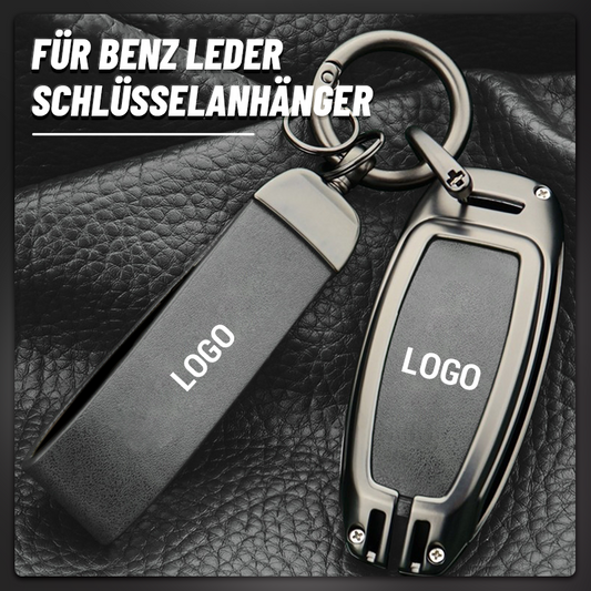 Suitable for Mercedes-Benz car leather keychain