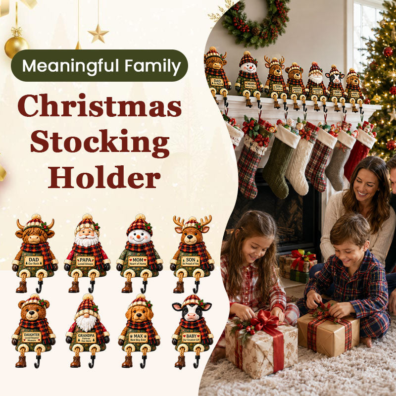 Meaningful Family Christmas Stocking Holder