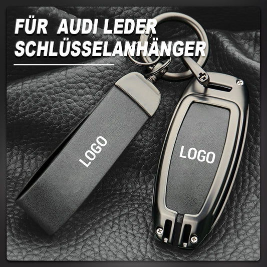 Suitable for Audi car leather keychain