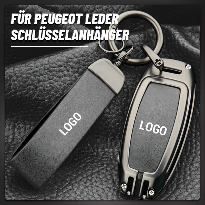 Suitable for Peugeot leather keychain
