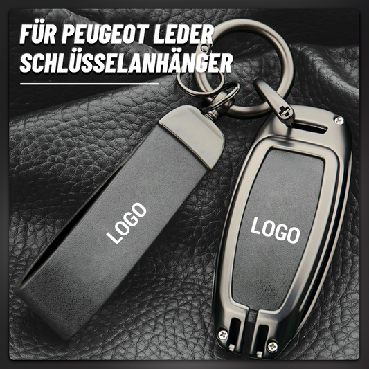 Suitable for Peugeot leather keychain