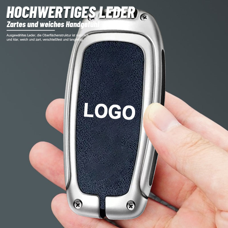 Suitable for Audi car leather keychain