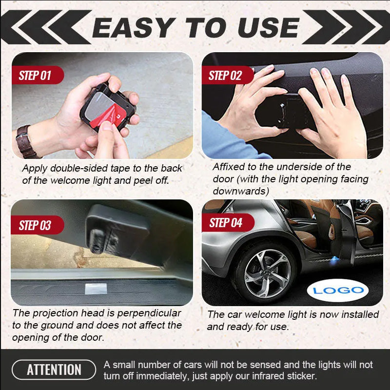 Custom Made HD Car Welcome Light