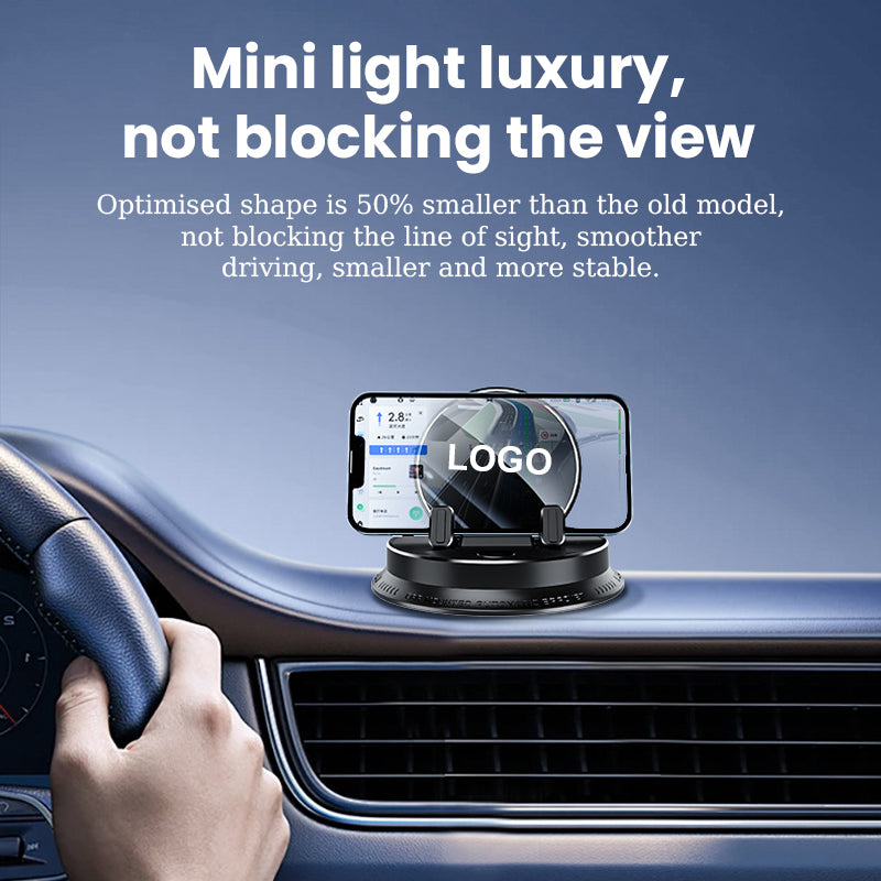 Multifunctional Electric Car Dashboard Mobile Phone Holder WIth Logo